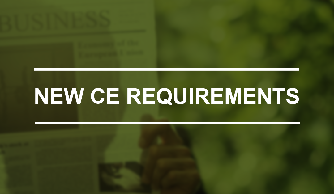 Confused about the New CE Requirements?