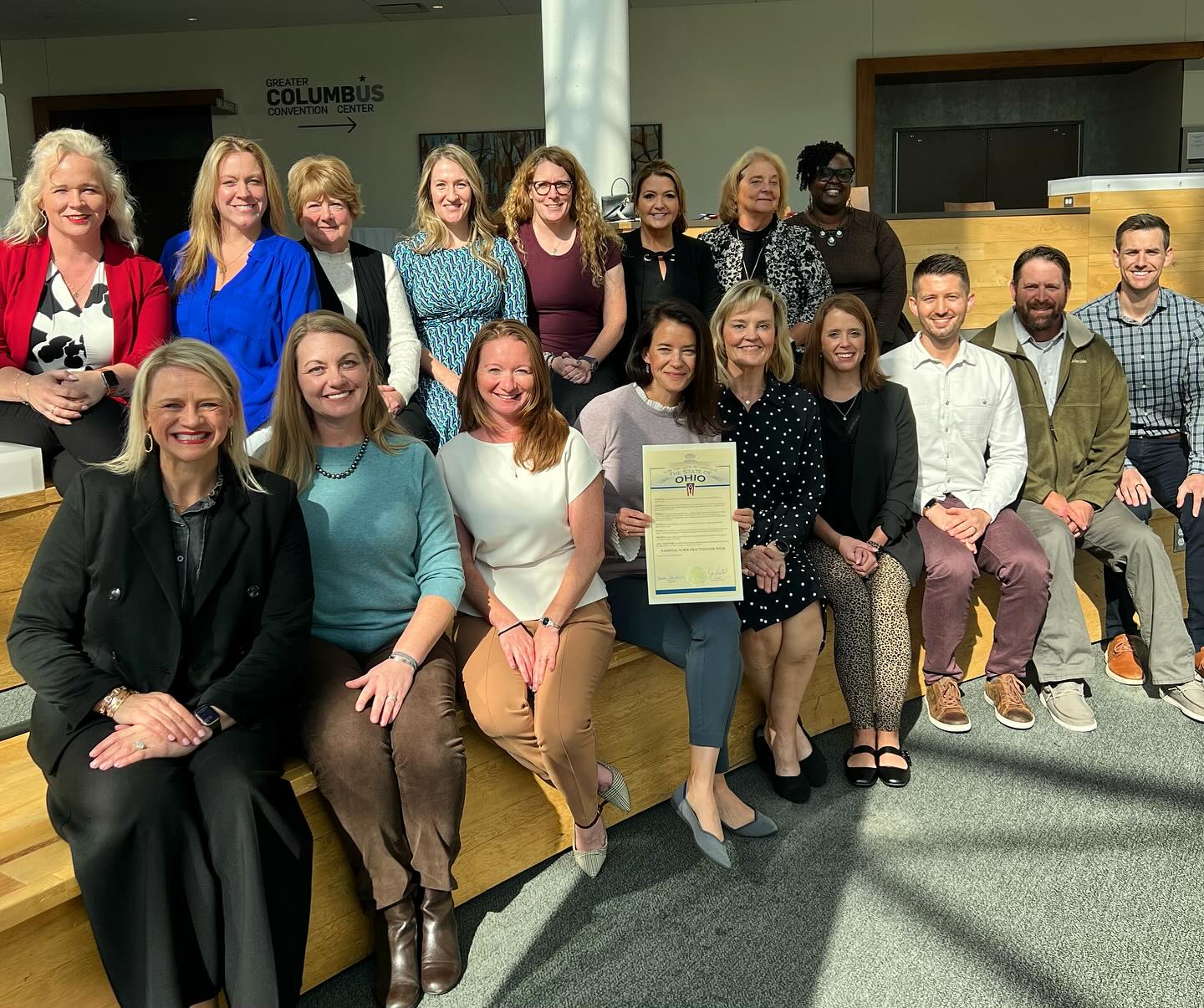 OAAPN Board at the 2024 Statewide Conference with the NP Proclamation