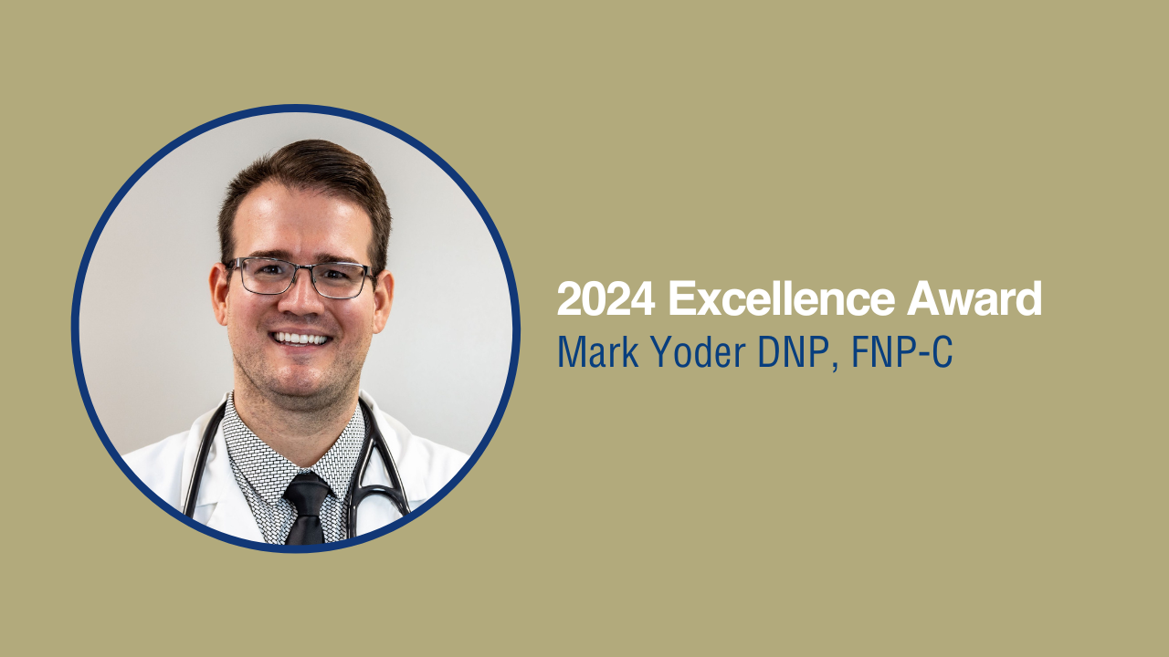 Mark Yoder, recipient of the 2024 OAAPN Excellence Award