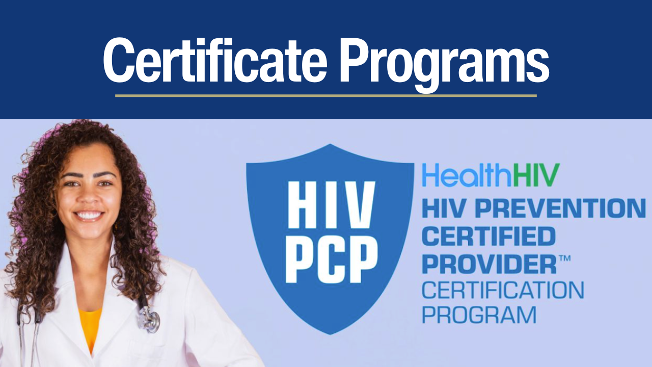 Certificate Programs from HealthHiv