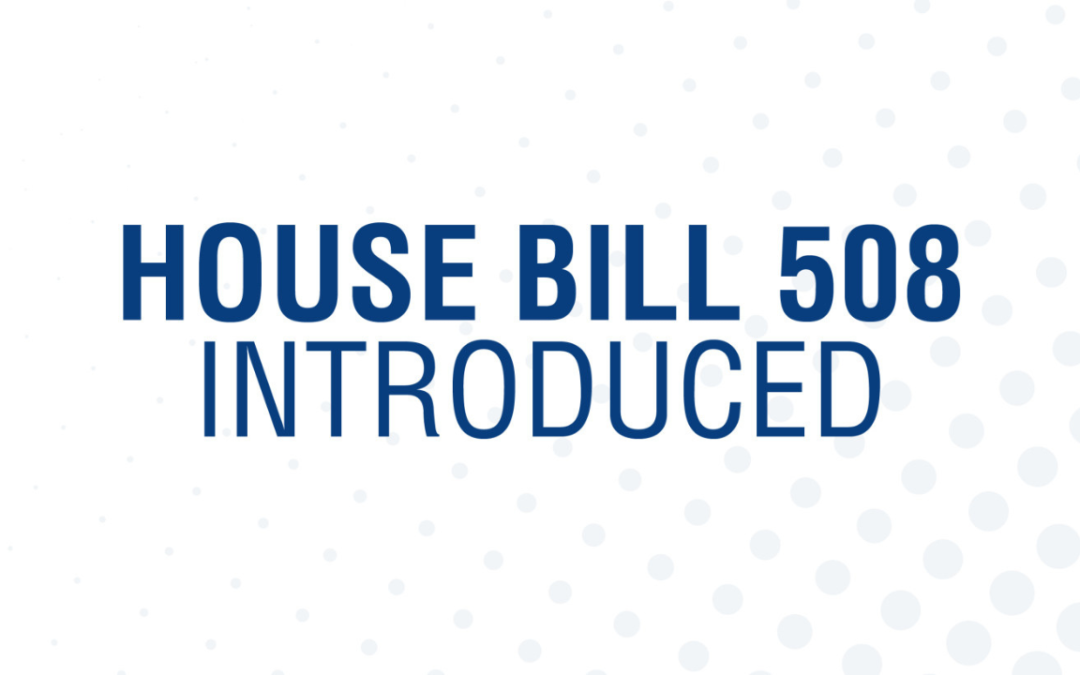 House Bill 508 Introduced