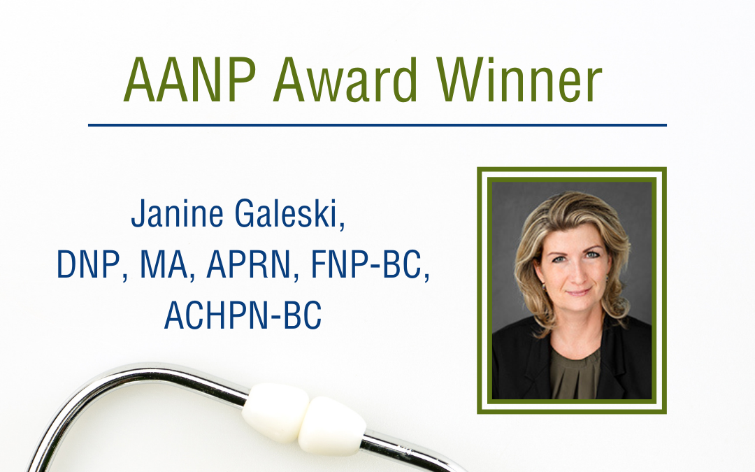 OAAPN Celebrates AANP Ohio Award Winner Janine Galeski, DNP, MA, APRN, FNP‑BC, ACHPN‑BC